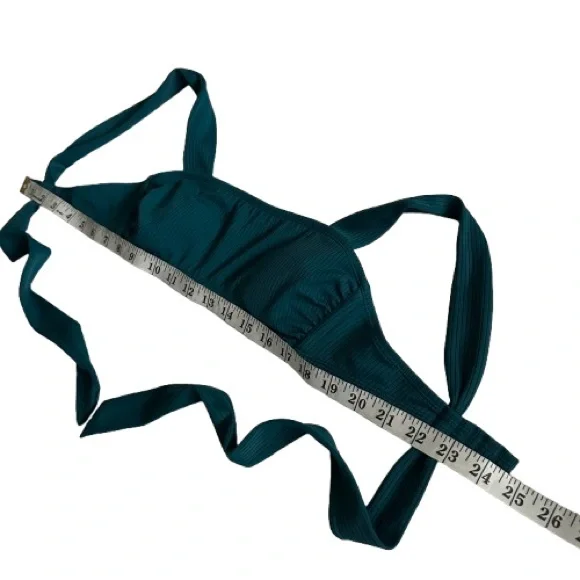 Xhilaration Women's Small Green Teal Beach/Pool Wear Bikini Swim Top - Picture 7 of 11